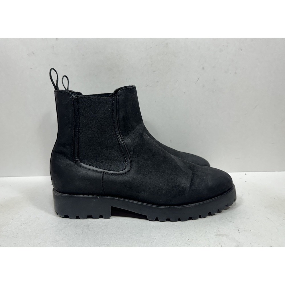 Thursday Boot Company Legend Women's 9 Wide Chelsea Boots Black Matte Leather